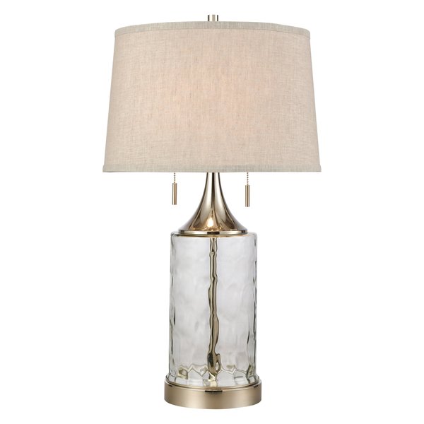 Elk Home Tribeca 27'' High 2-Light Table Lamp - Clear 77119